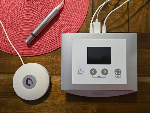 Owner photograph of a Candela Exceed system.