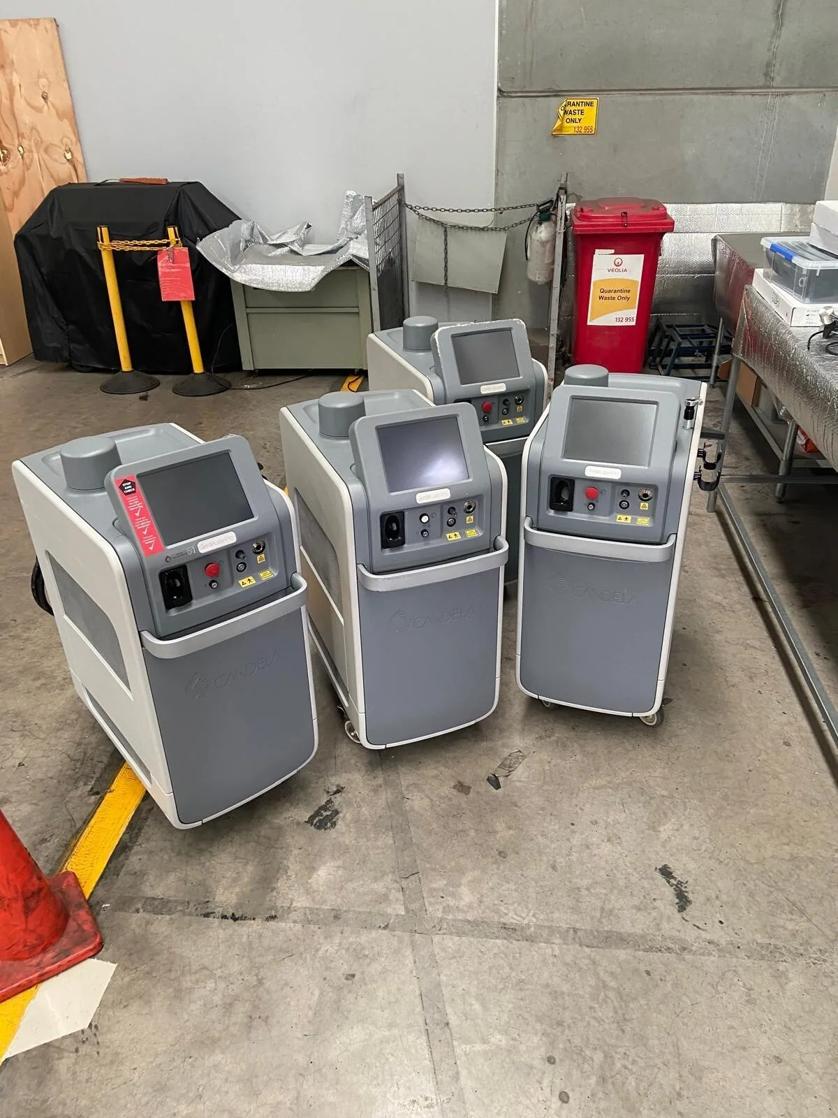Owner photograph of a Candela GentleLase Pro system.