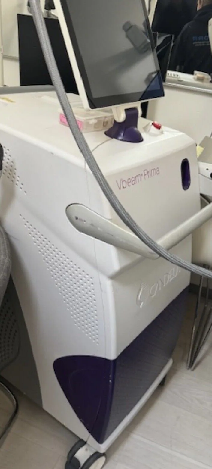 Owner photograph of a Candela Vbeam Prima system.