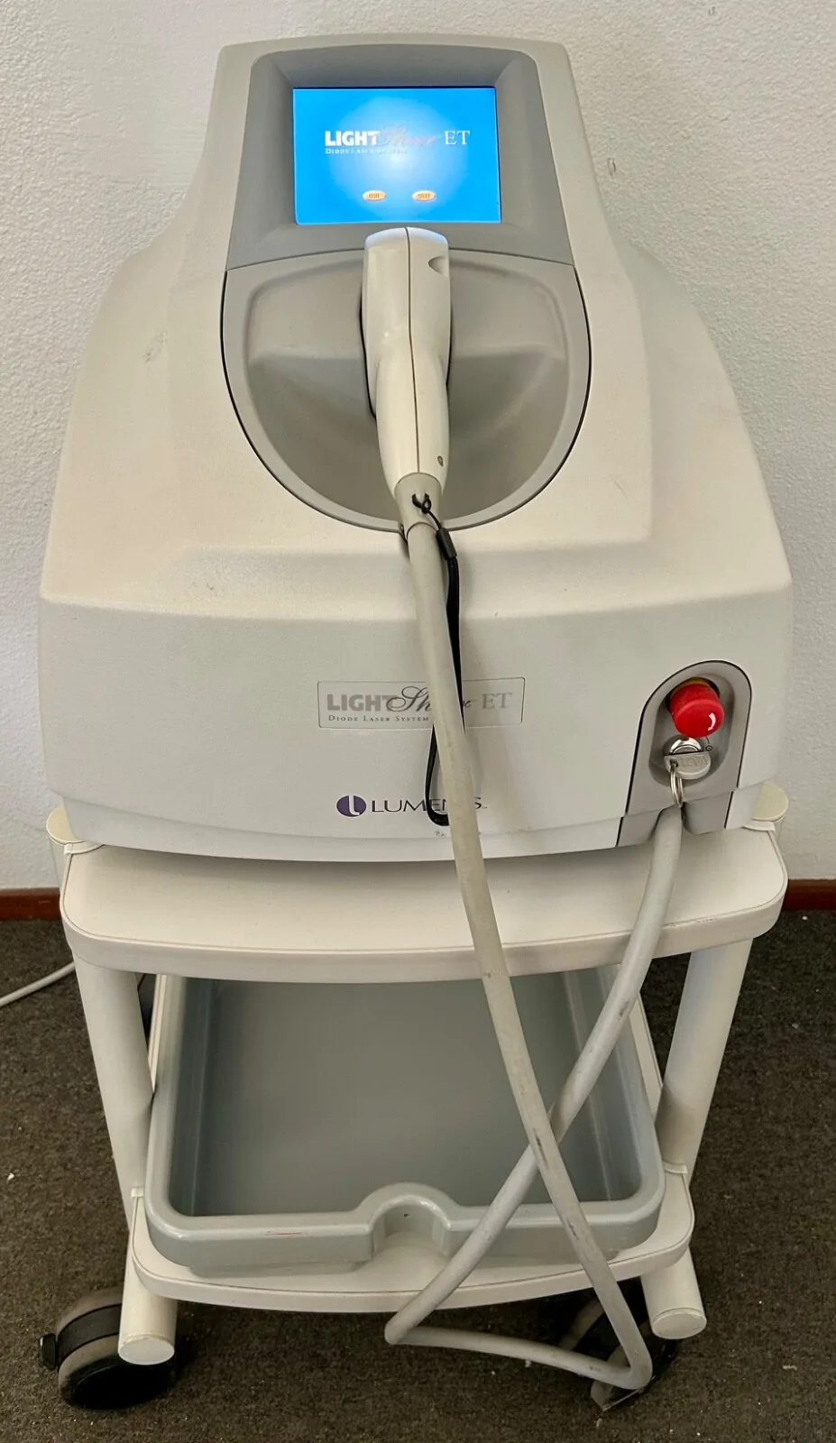 Owner photograph of a Lumenis LightSheer ET / XC system.